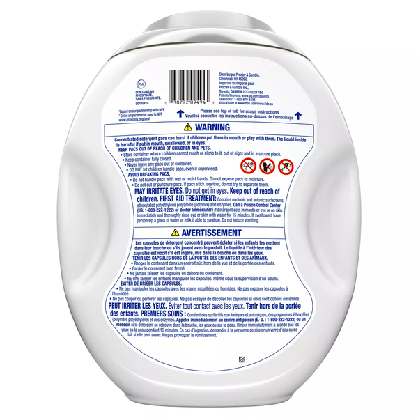 VIÊN GIẶT TIDE DỊU NHẸ TIDE POWER PODS CLEAN LAUNDRY DETERGENT FREE