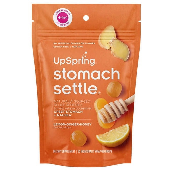 THUỐC GIẢM ĐAU BỤNG UPSPRING STOMACH SETTLE LEMON GINGER HONEY DROPS