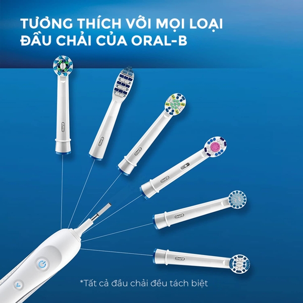 Bàn chải điện Oral-B Pro 5000 - Trắng