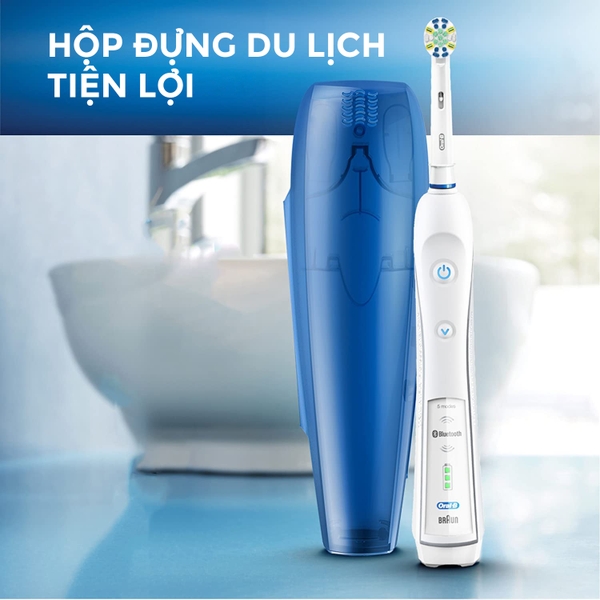 Bàn chải điện Oral-B Pro 5000 - Trắng