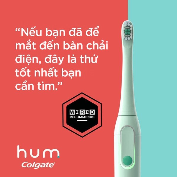 Bàn chải điện Colgate Hum (Starter Kit)