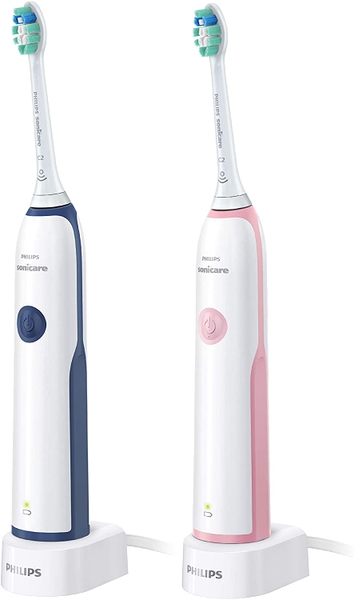 Philips Sonicare DailyClean 2100 Set đôi - Xanh Đậm/Hồng