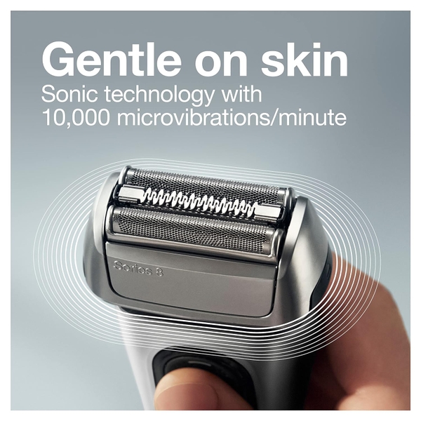 Máy cạo râu Braun Series 8 8457cc kèm bộ tỉa râu, smartcare