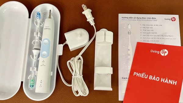 Bàn chải điện Philips Sonicare Optimal Clean HX682P - Tách lẻ