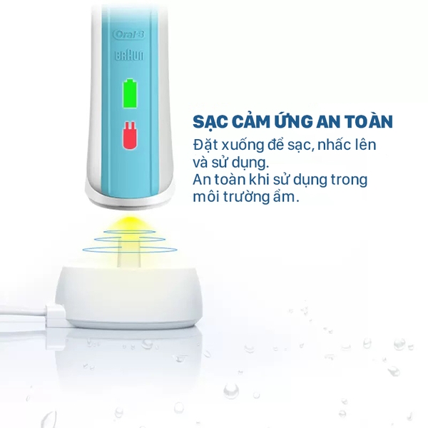 Đế sạc bàn chải điện Oral-B từ Vitality tới Genius (220-240V)