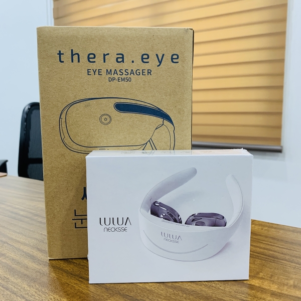 Combo máy massage mắt và cổ vai gáy Hàn Quốc