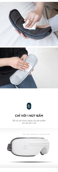 Máy massage mắt Duplex DP-EM50 2022 (3 chế độ massage chuyên sâu)