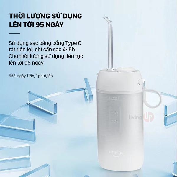 Máy tăm nước cầm tay mini Usmile C1