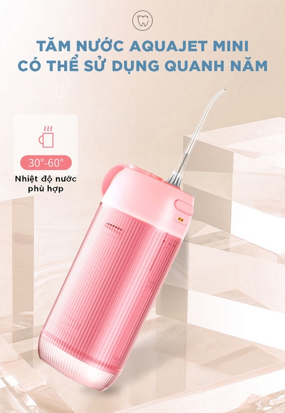 StarterKit Bàn chải điện Oral-B Pro 3 và tăm nước AquaJet Mini