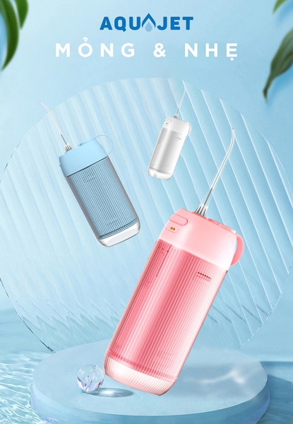 StarterKit Bàn chải điện Oral-B Pro 3 và tăm nước AquaJet Mini