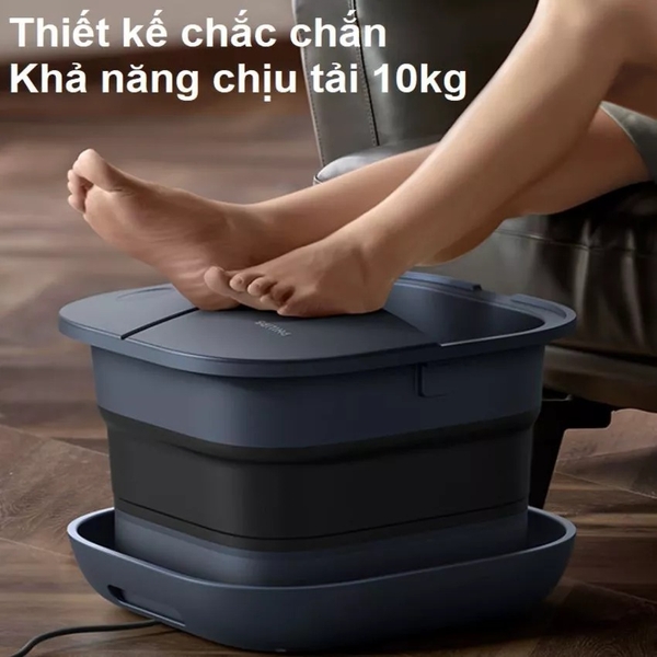 Bồn ngâm chân massage Philips PPM6504 - massage con lăn - ngâm nước nóng