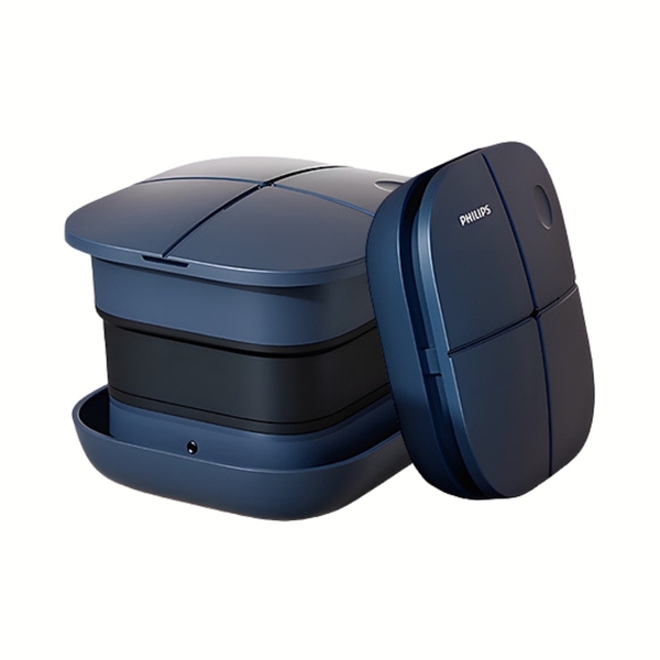 Bồn ngâm chân massage Philips PPM6504 - massage con lăn - ngâm nước nóng