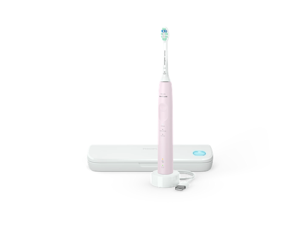 Bàn chải điện Philips Sonicare 5200 kèm hộp khử trùng đầu chải bằng tia UV