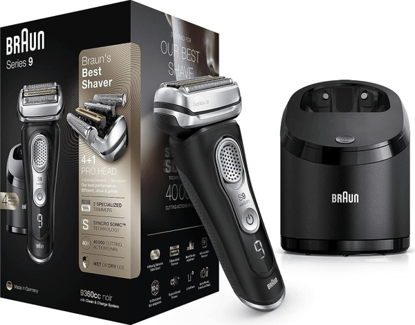 Máy cạo râu Braun Series 9 9360cc Wet&Dry | Made in Germany