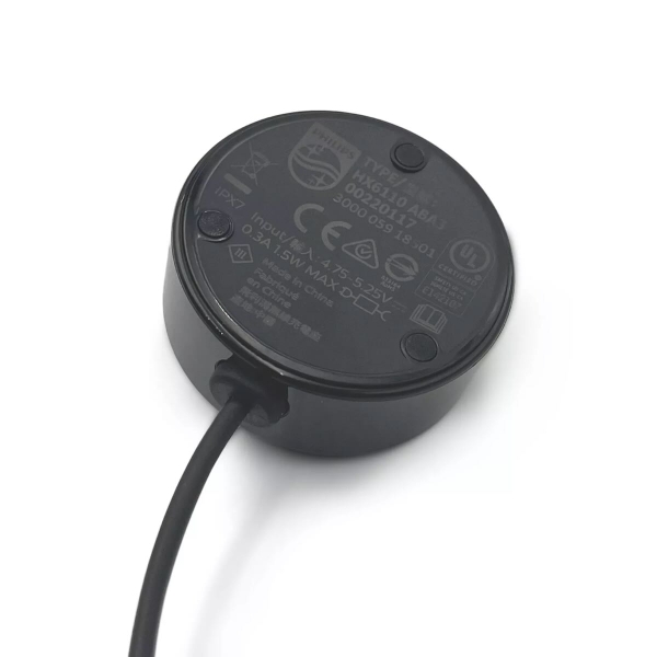 Đế sạc Philips HX6110 USB tương thích với bàn chải đánh răng Philips HX364, HX368, HX369