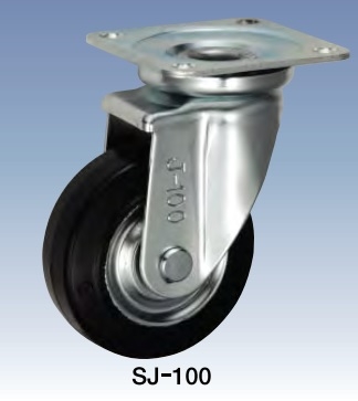 rubber-caster-swivel-100