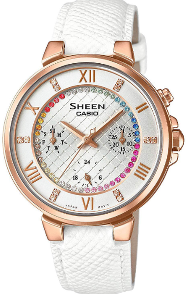驚きの値段 Đồng SHE-3041GLJ-7AJF Sheen Casio Nữ Hồ 時計