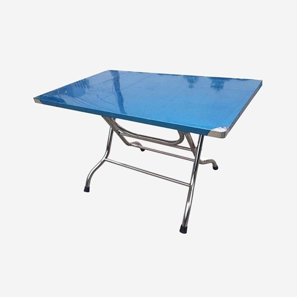 Bàn gấp inox chữ nhật 1000x600mm