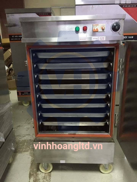 tủ nấu cơm công nghiệp 8 khay