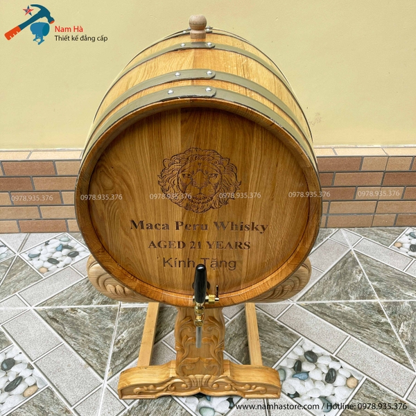 thung ruou go soi 300 lit tai ha noi