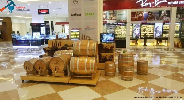 thung go dung ruou cu