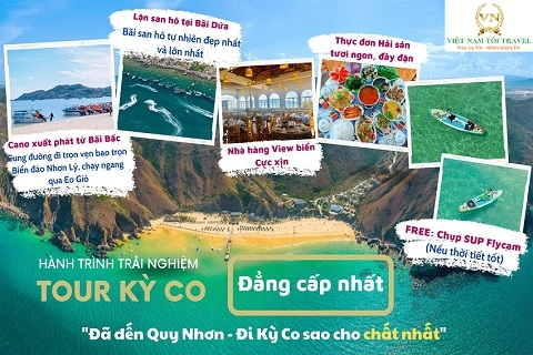 Tour Đảo Quy Nhơn: Kỳ Co - Eo Gió - Hòn Khô [Ăn Hải Sản - Bơi Ngắm San Hô]