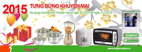 Chương trình khuyến mại từ 6/1 tới 31/1/2015