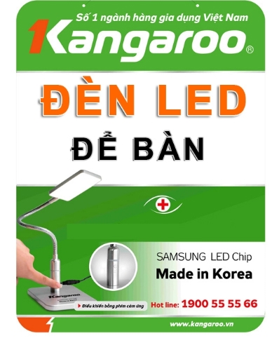 Bắt đầu năm học mới, sử dụng ngay đèn Led Kangaroo bảo vệ mắt