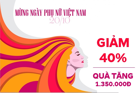 KHUYẾN MẠI LỚN MỪNG NGÀY PHỤ NỮ VIỆT 20/10/2018