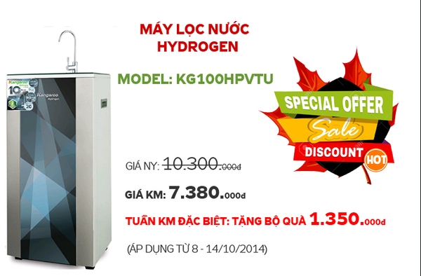 BẢNG TIN KHUYẾN MẠI TUẦN (8 - 14/10/2018) - SẢN PHẨM GIẢM SỐC KG100HP
