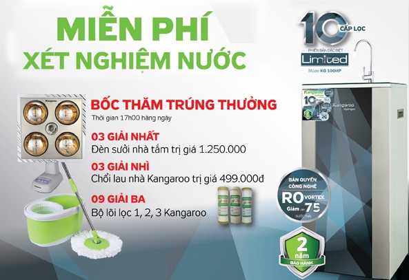 Thử nước liền tay - Nhận ngay quà lớn