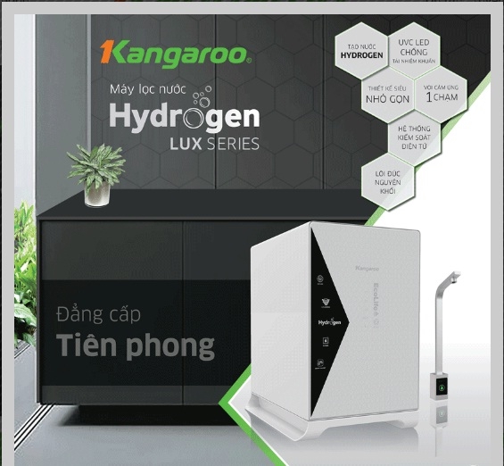 KANGAROO ra mắt series Máy lọc nước Hydrogen LUX mới - Đẳng cấp tiên phong!