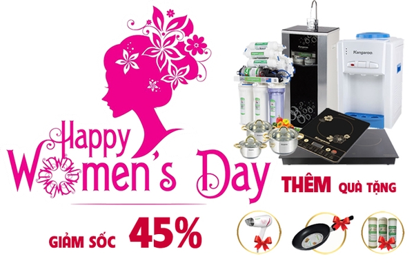 Khuyến mại mừng Quốc tế phụ nữ (8/3/2019)