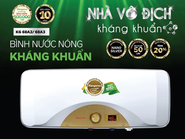 Bình nước nóng “kháng khuẩn” Kangaroo có thực sự tốt ?
