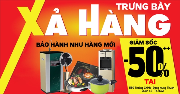 XẢ HÀNG TRƯNG BÀY - BẢO HÀNH NHƯ HÀNG MỚI