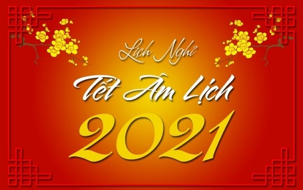THÔNG BÁO LỊCH NGHỈ TẾT ÂM LỊCH 2021- ĐẶT HÀNG ONLINE XUYÊN TẾT