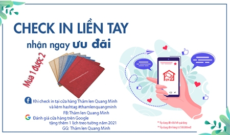 Check in nhận quà