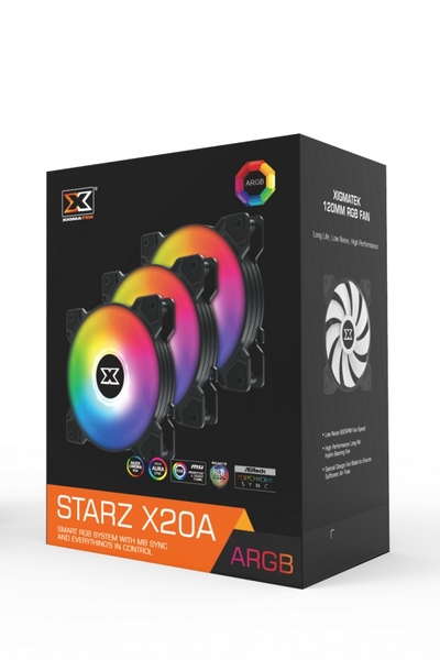 Quạt Case Xigmatek STARZ X20A ARGB EN46775