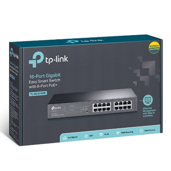 Thiết Bị Mạng Switch TP-LINK TL-SG1016PE 16-Port PoE