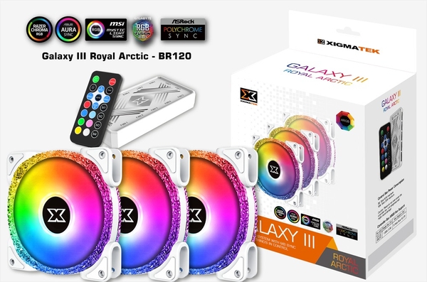 Fan Case Xigmatek GALAXY III ROYAL ARTIC