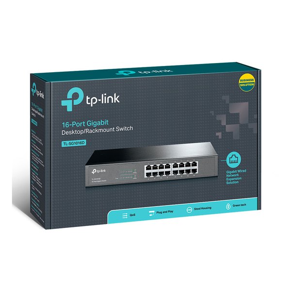 Switch TP-Link TL-SG1016D 16P 10/100/1000Mbps