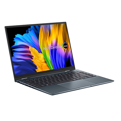 Laptop Asus Zenbook 14 Flip OLED UP5401ZA-KN101W (Core™ i7-12700H | 16GB | 512GB | Intel Iris Xe | 14.0 inch WQ+ | Cảm ứng | Win 11 | Xám)