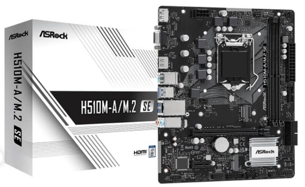 Mainboard Asrock H510M-A/M.2 SE (Intel H510/ Socket 1200/ M-ATX/ 2 khe ram/ DDR4)