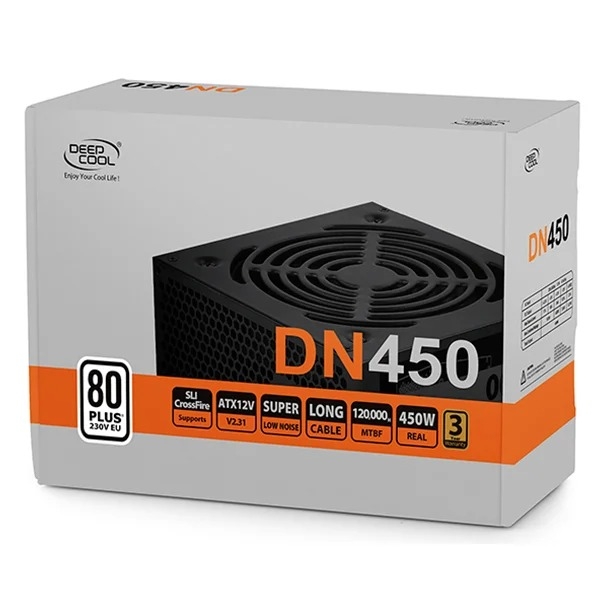 Nguồn máy tính DEEPCOOL DN450 - 450W 80 Plus