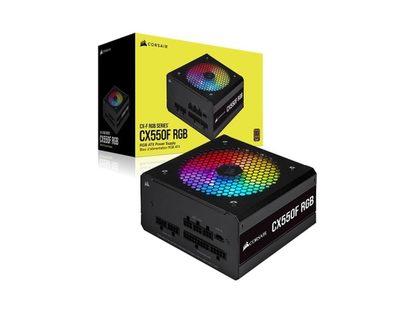 Nguồn Corsair CX550F RGB Black 80 Plus Bronze CP-9020216-NA