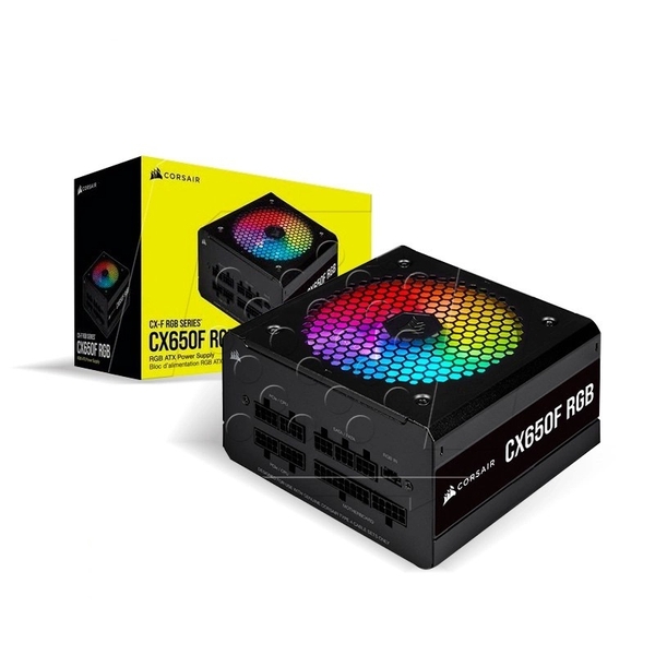 Nguồn Corsair CX650F RGB Black Plus Bronze - CP-9020217-NA