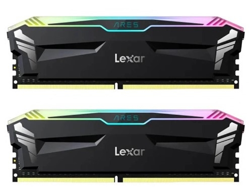 Ram LED Lexar ARES RGB 32GB 3600Mhz DDR4 Black (LD4BU016G-R3600GDLA)