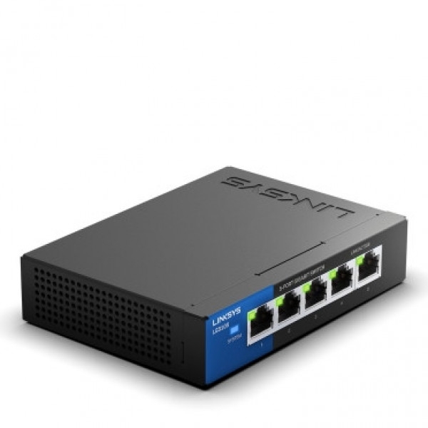 Switch mạng Linksys LGS105-AP 5 cổng Gigabit