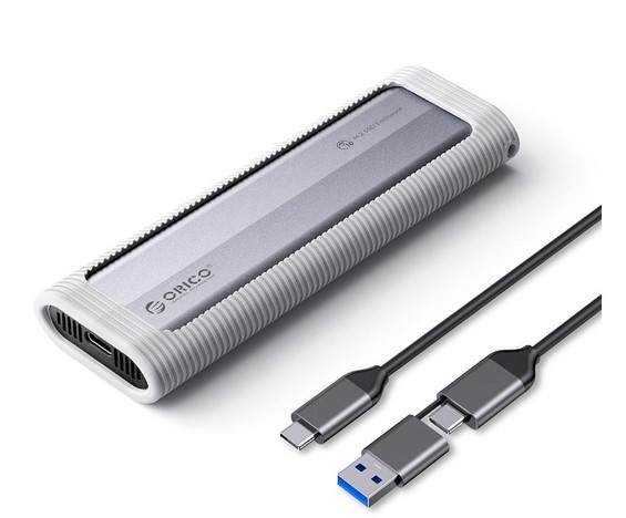 Hộp ổ cứng SSD M.2 PCIe NVMe 10Gbps Orico AXM2-G2-V1-GY-BP