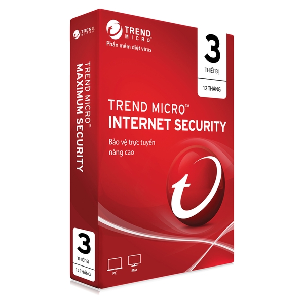 Phần Mềm Diệt Virus Trend Micro Internet Security 3PC